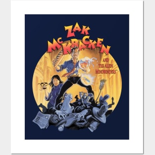 Zak McKracken cutout Posters and Art